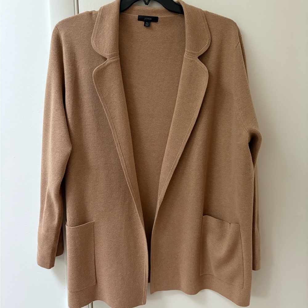 J. Crew Classic Tan Cardigan